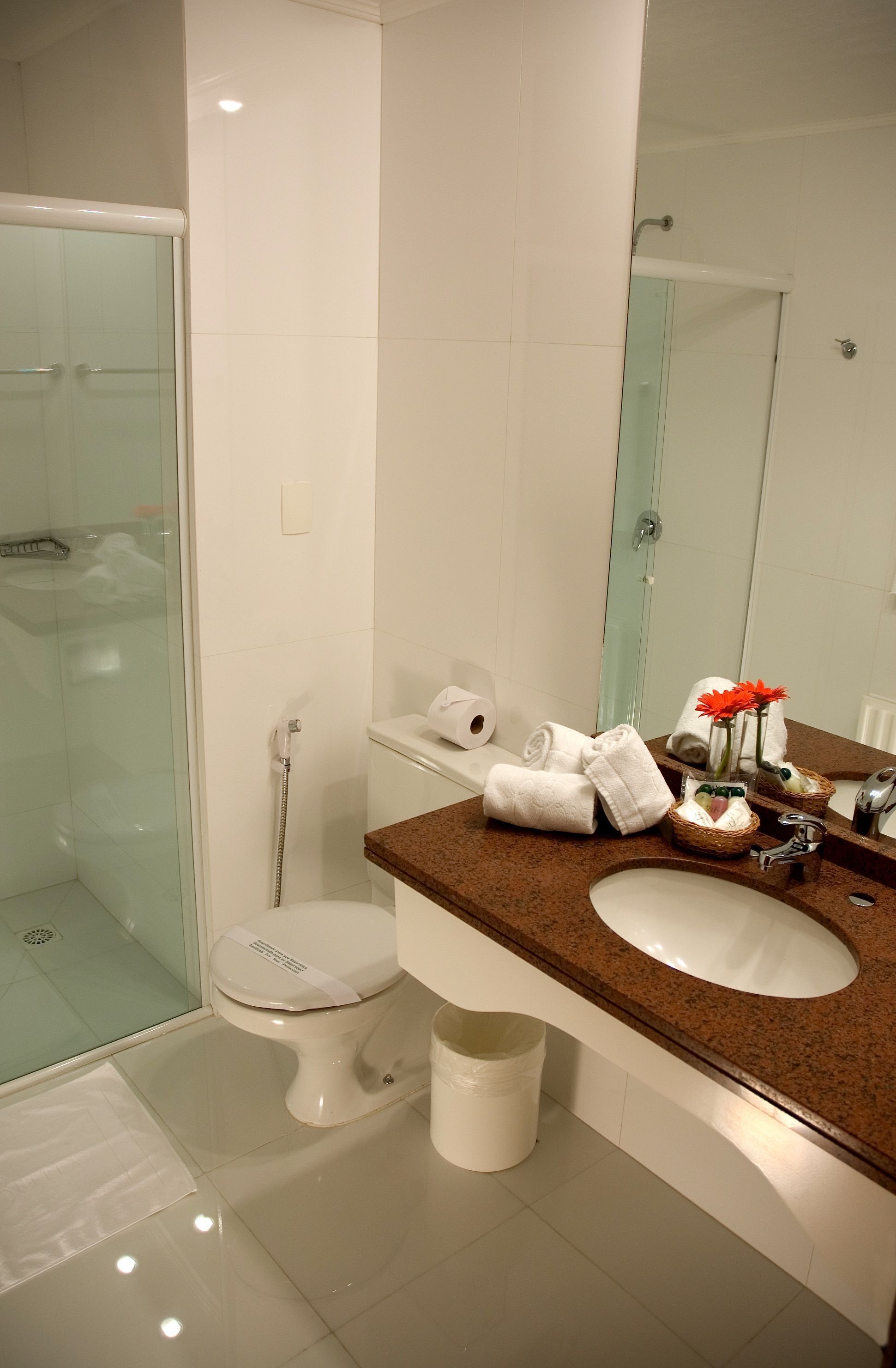 Baño | Secador de pelo, toallas, jabón y champú