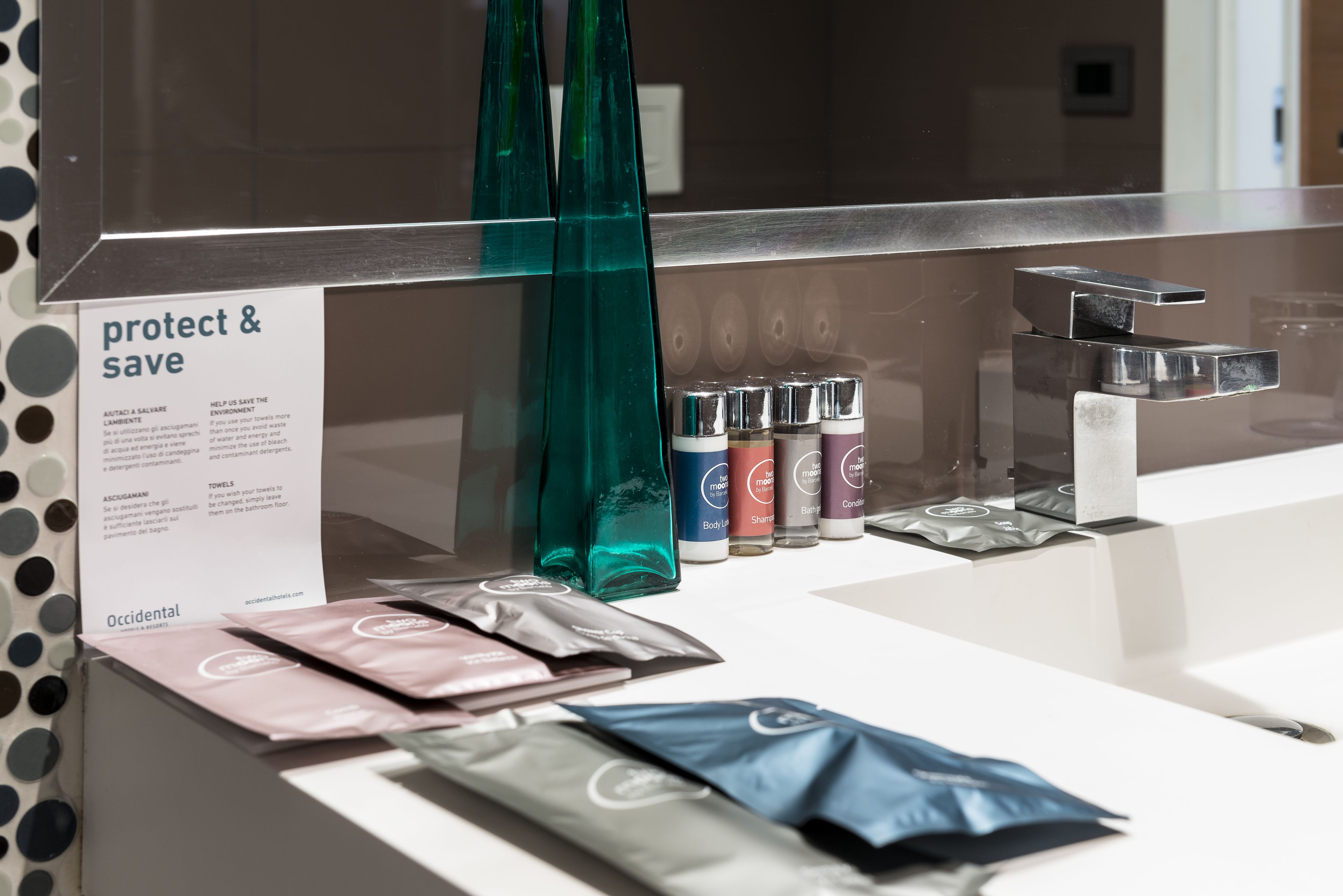 shower, rainfall showerhead, eco-friendly toiletries, hair dryer