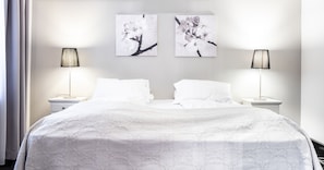 Standard-Apartment, 2 Schlafzimmer | Hochwertige Bettwaren, Select-Comfort-Betten, individuell dekoriert
