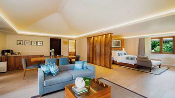 Biệt thự, 1 phòng ngủ, khu vực vườn (Buyan Mountain Villa) | Khu phòng khách | TV LCD 32-inch có truyền hình cáp, TV