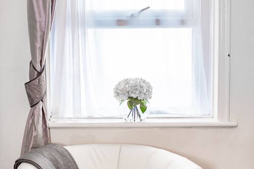 Individually furnished, desk, laptop workspace, blackout curtains