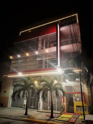 Front of property – evening/night