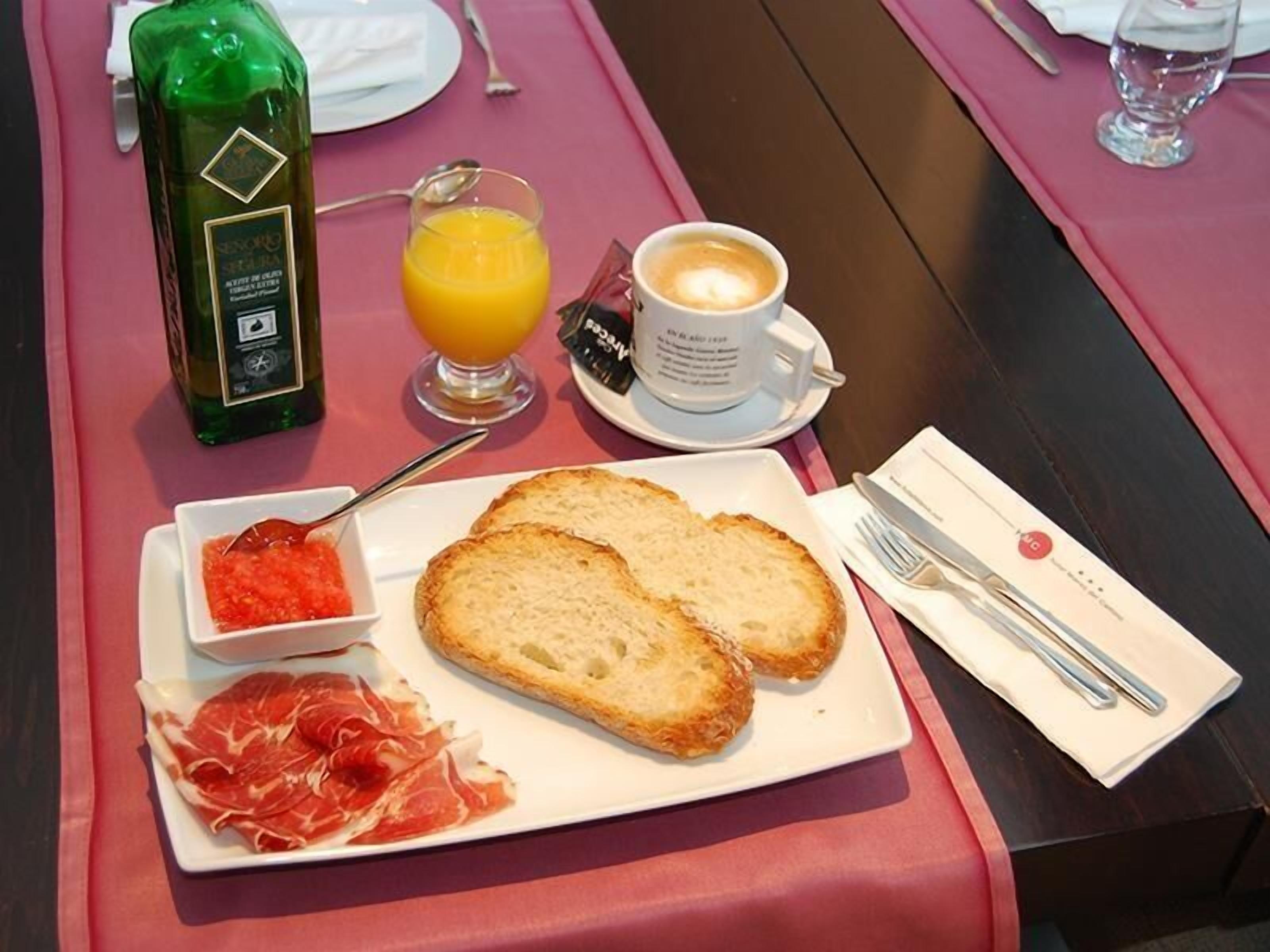 daily buffet breakfast (eur 9.50 per person)