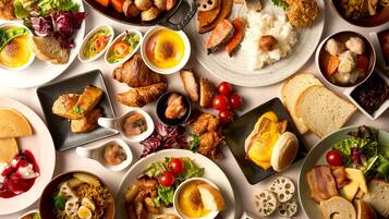 Daily buffet breakfast for a fee