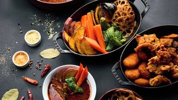 Café da manhã com buffet todos os dias (JPY 3300 por pessoa)