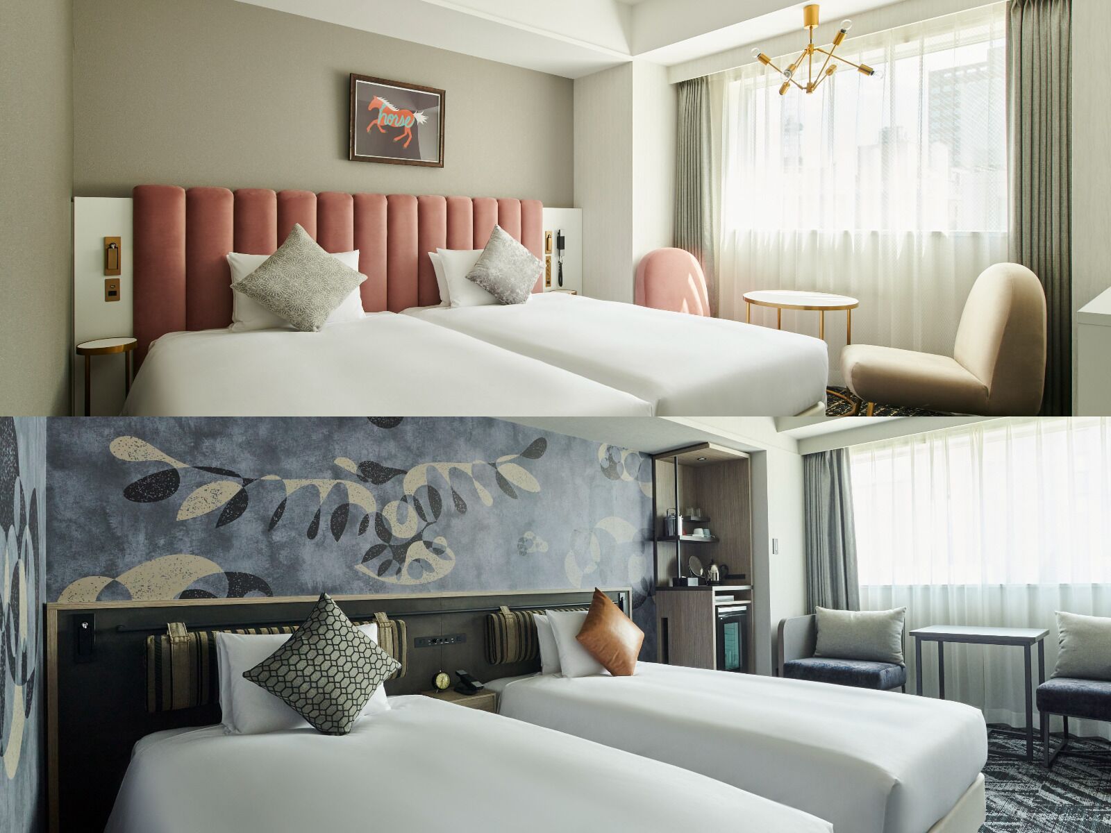 Cubrecamas, caja de seguridad en la habitación y cortinas blackout 