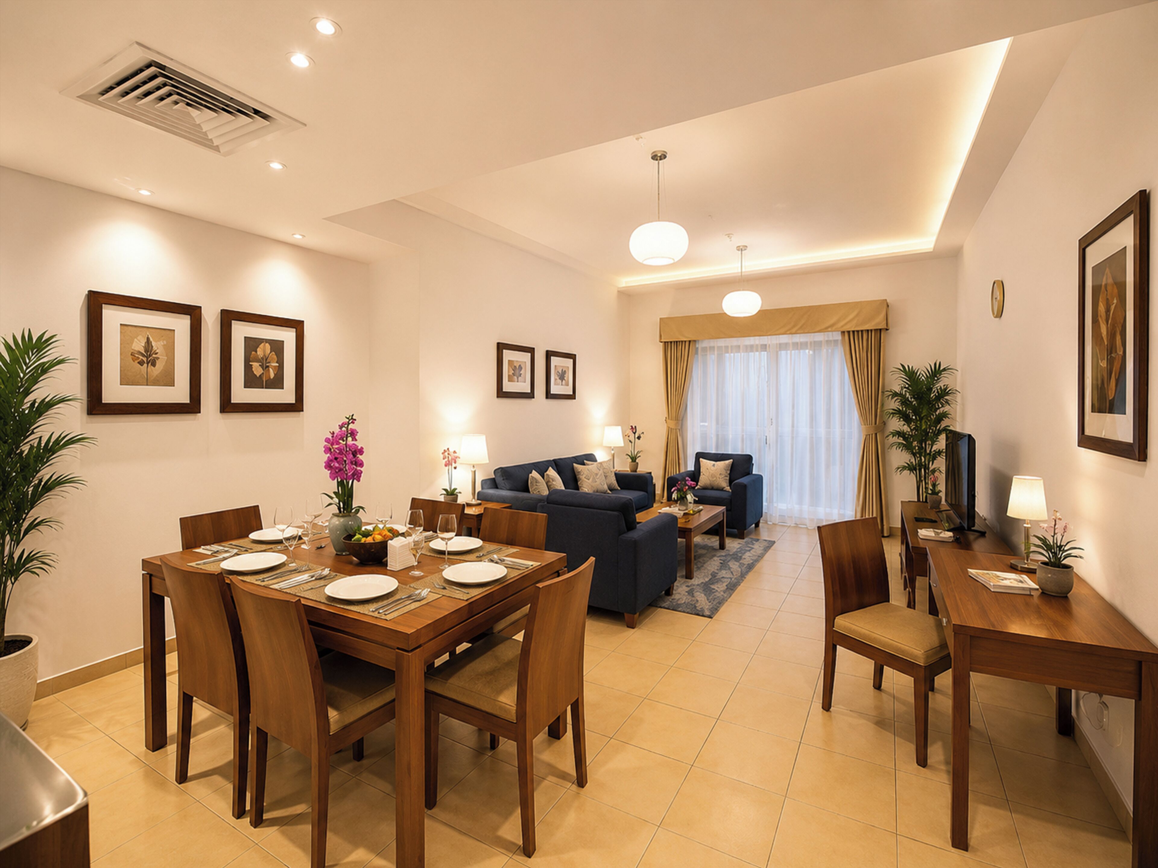 One Bedroom apartment | Living area
