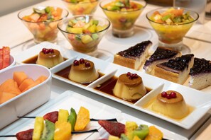 Daily buffet breakfast (EUR 23 per person)