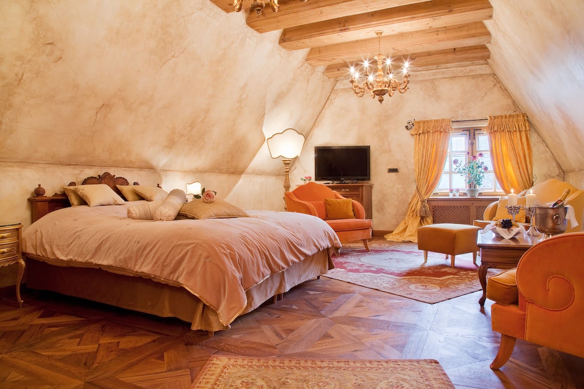 superior double room, park view | 1 bedroom, minibar, in-room safe, desk