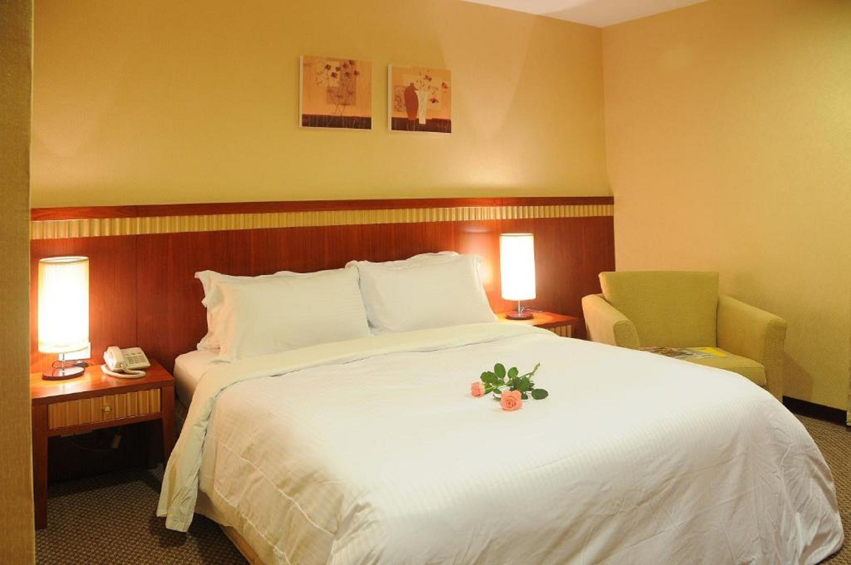 Ropa de cama de alta calidad, edredón y artículos del minibar gratis 