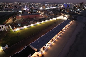 Front of property – evening/night
