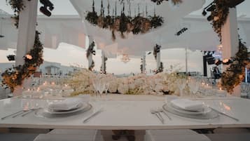 Área de bodas al aire libre