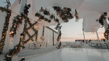 Área de bodas al aire libre