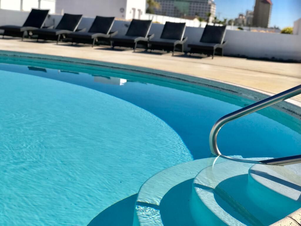 Outdoor pool, open 10:00 AM to 10:00 PM, free cabanas, sun loungers