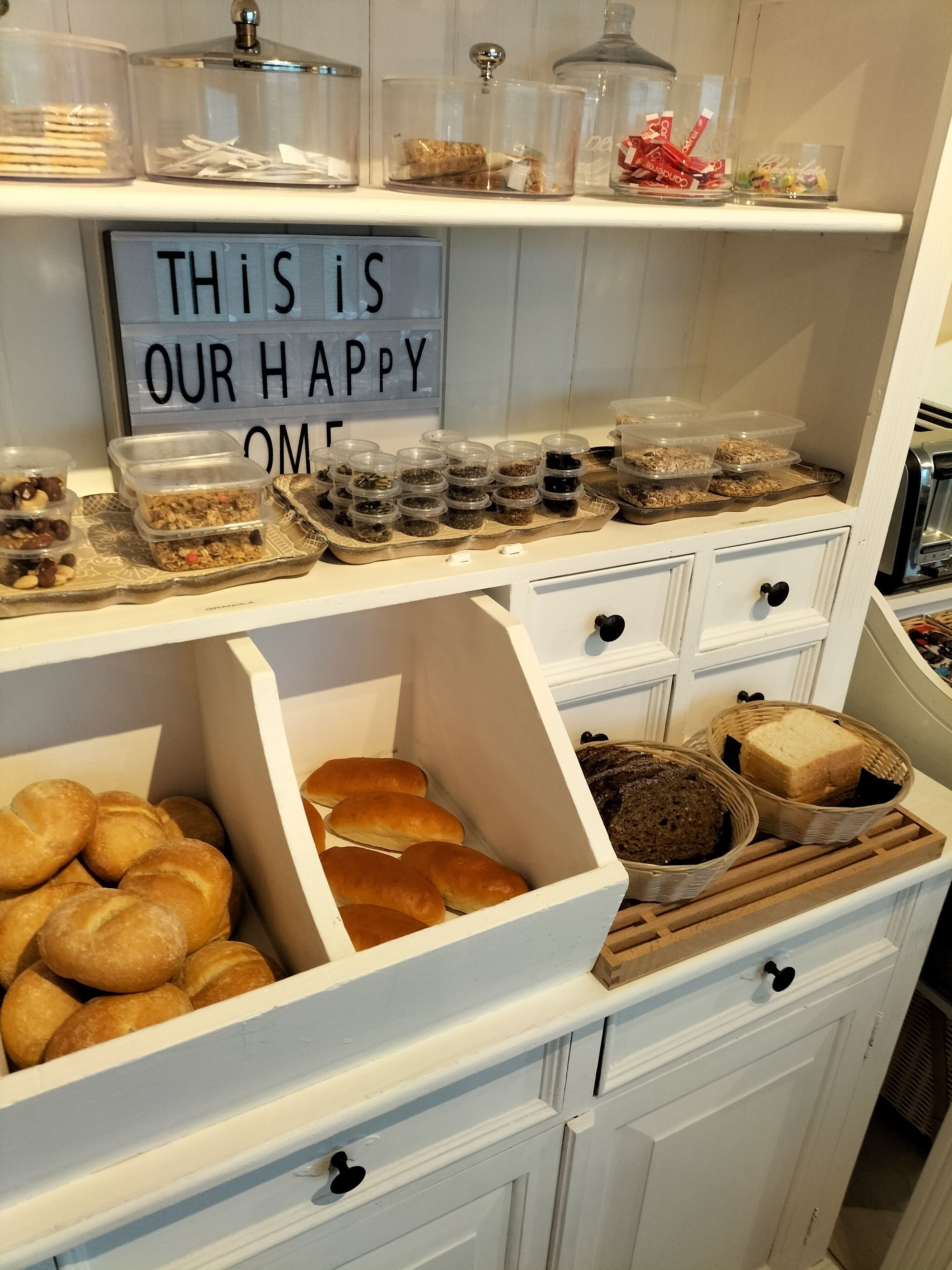 daily self-service breakfast (eur 15 per person)