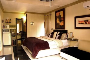 Premium bedding, individually decorated, individually furnished