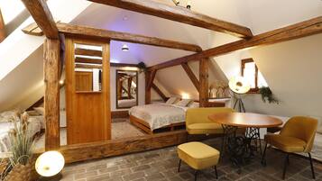 Premium Attic Apartment with Private Terrace and Castle View | 1 bedroom, Select Comfort beds, in-room safe, individually decorated