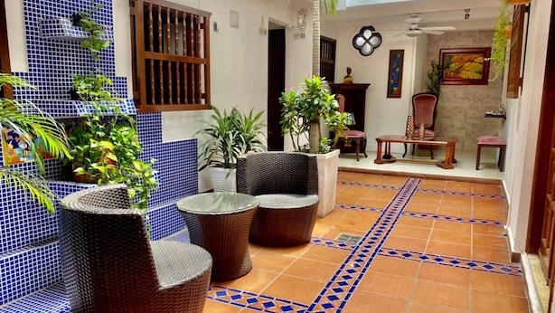 Reception - Hotel Casa Los Puntales (Cartagena)