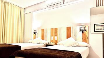 Double Room with Terrace | Hypo-allergenic bedding, blackout drapes, soundproofing, free WiFi