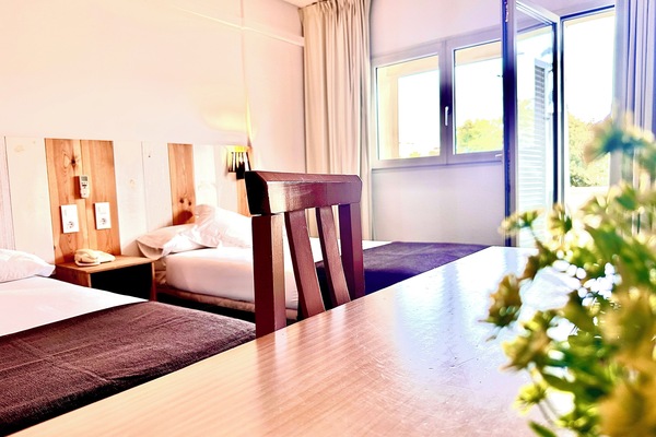 Double Room with Terrace | Hypo-allergenic bedding available, blackout drapes, soundproofing