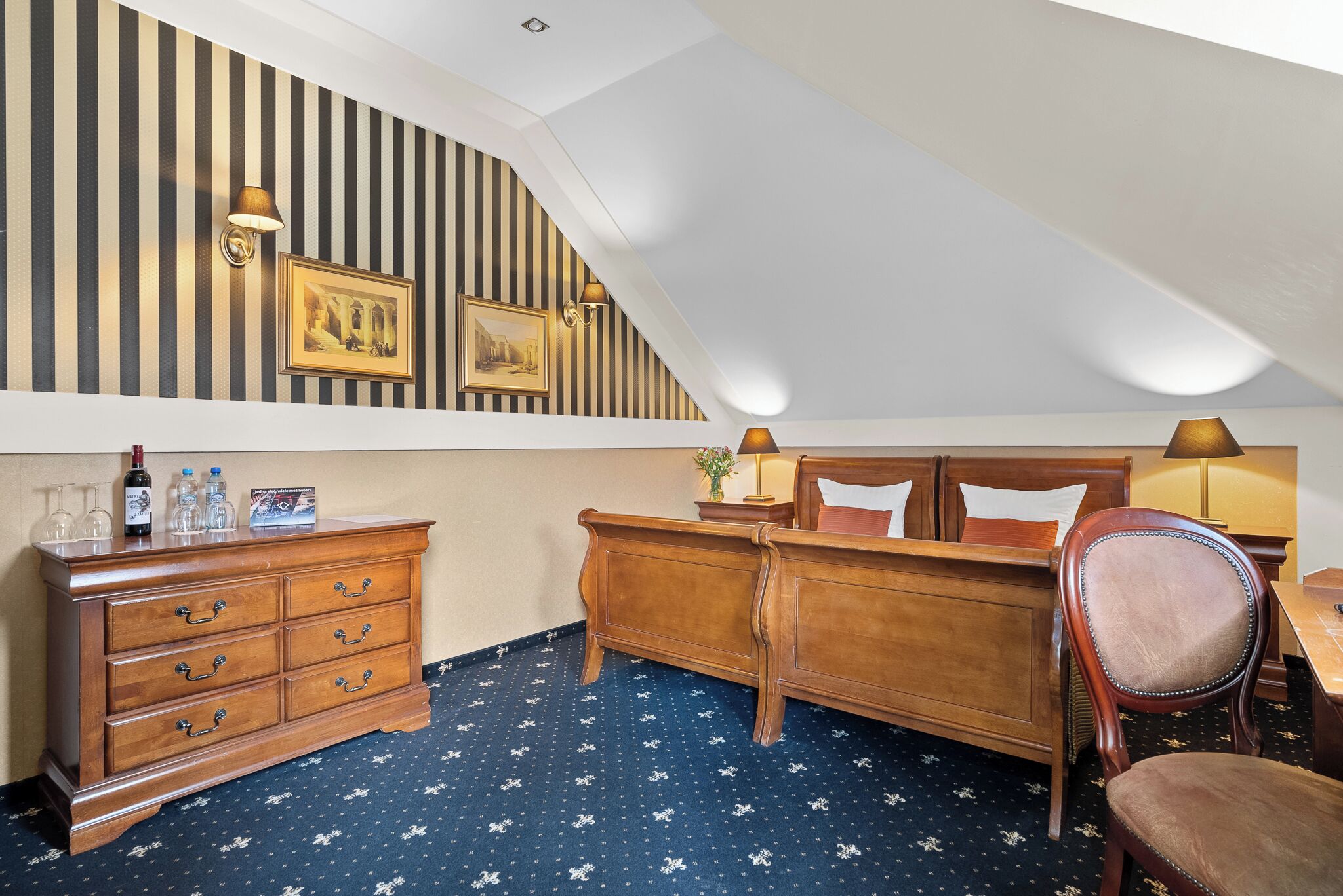 executive double room | desk, iron/ironing board, free cots/infant beds, free wifi