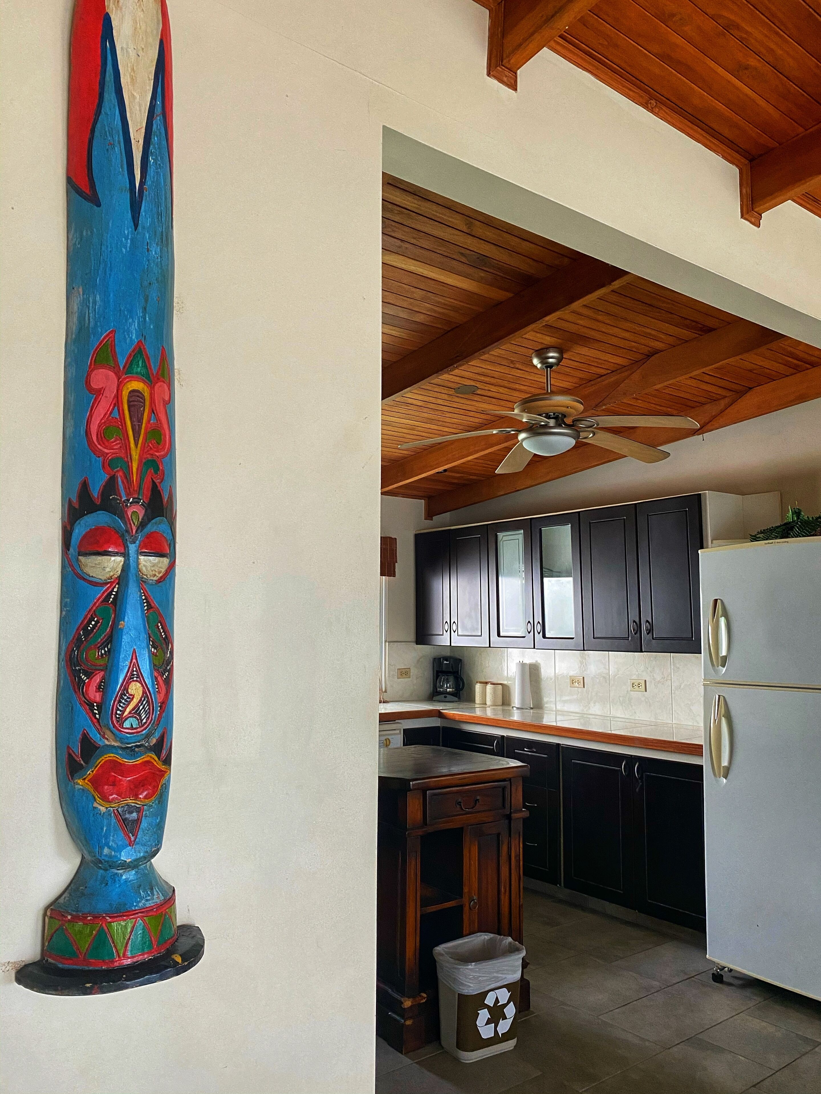 apartment ((facing main road)) | private kitchen | fridge