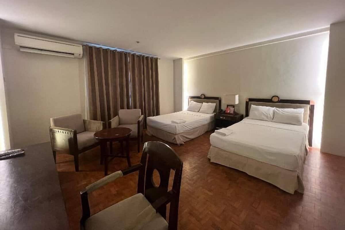 Down comforters, desk, iron/ironing board, free WiFi