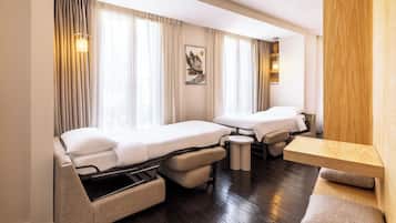 2 bilik tidur, peralatan tempat tidur premium, bar mini