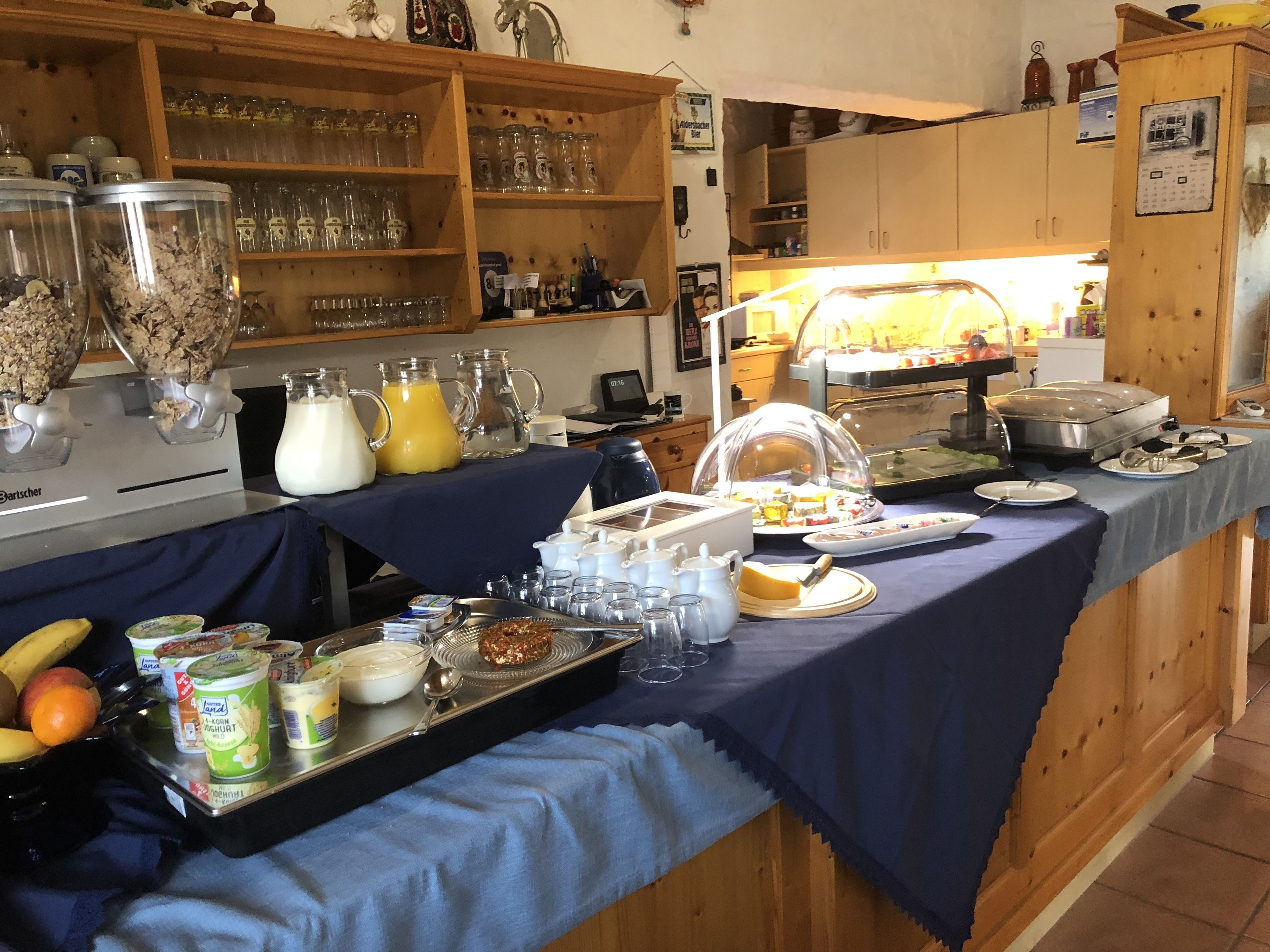 daily buffet breakfast (eur 14 per person)