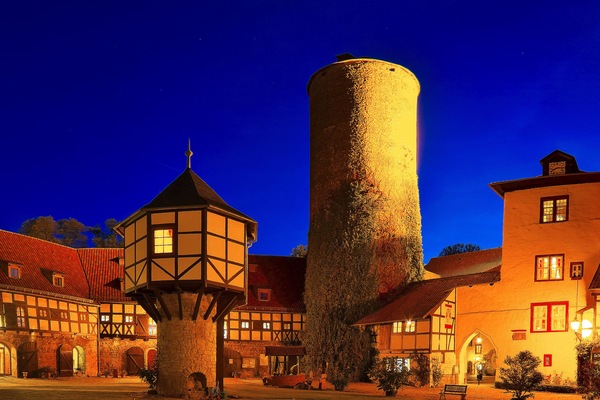 Front of property – evening/night