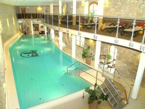 2 indoor pools, open 8:00 AM to 9:00 PM, sun loungers