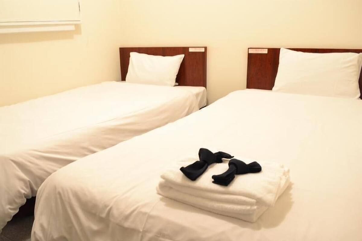 Cubrecamas, escritorio, wifi gratis y ropa de cama