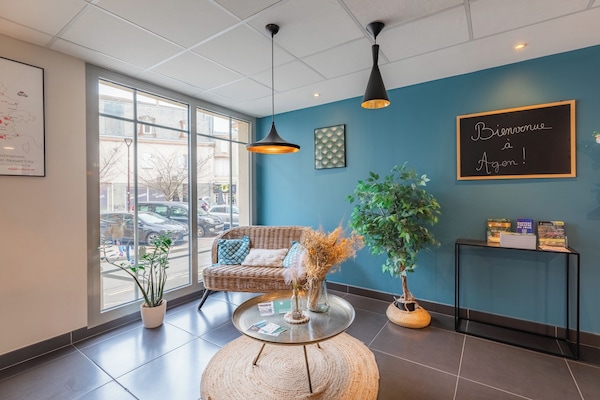 Sala de estar en el lobby