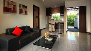 1 bedroom pool villa | Living area - Seastone Private Pool Villas (Choeng Thale)