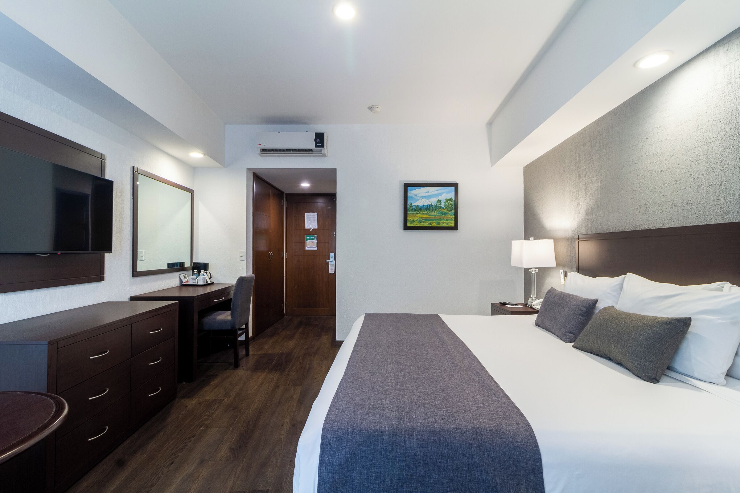 Standard Double Room, 1 King Bed | In-room safe, desk, laptop workspace, blackout drapes