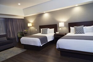 In-room safe, desk, laptop workspace, blackout drapes
