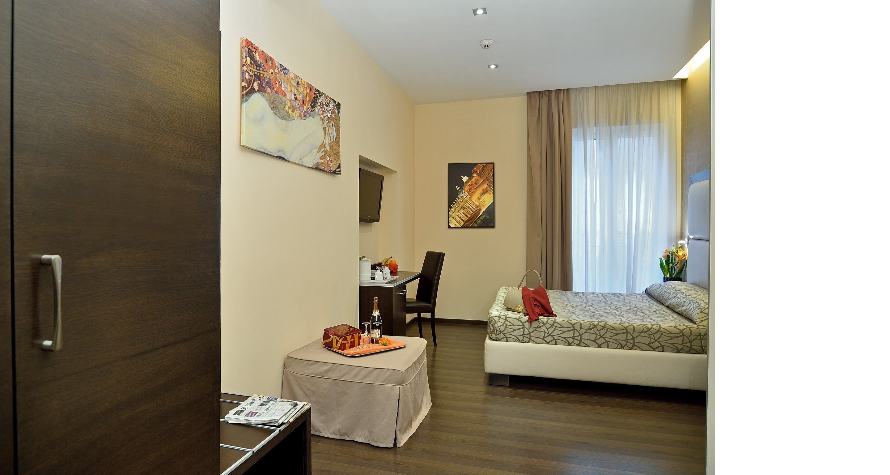 superior double room | hypo-allergenic bedding, down duvets, minibar, in-room safe