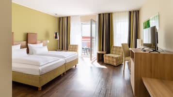 In-room safe, desk, laptop workspace, blackout drapes