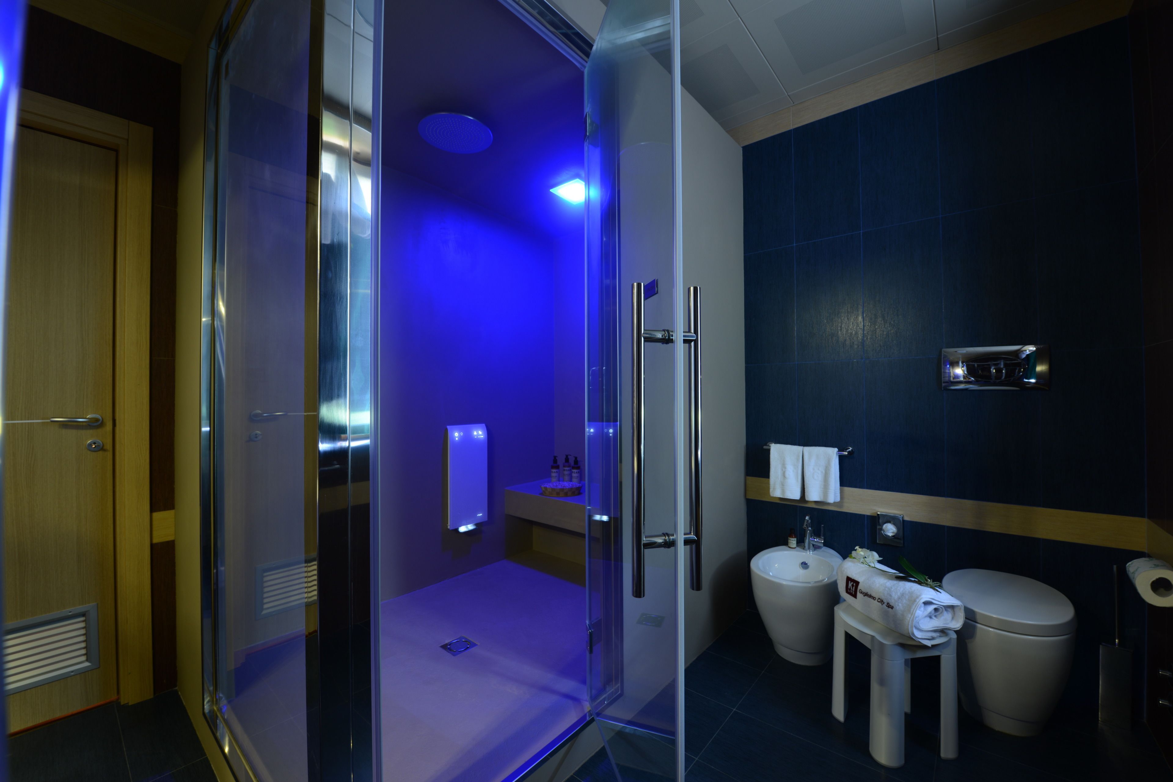 junior suite | bathroom | separate bathtub and shower, rainfall showerhead, free toiletries