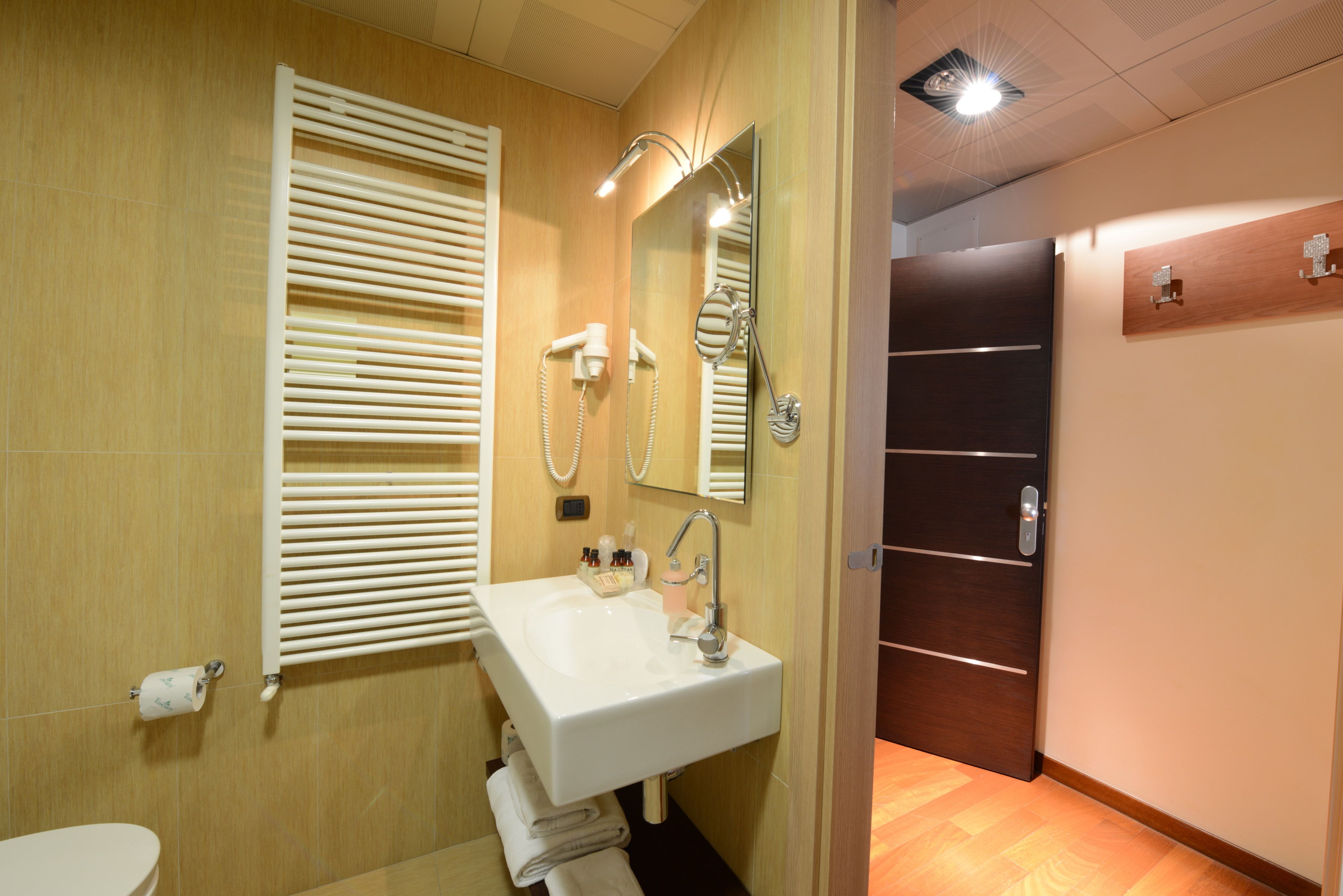 single room | bathroom | separate bathtub and shower, rainfall showerhead, free toiletries