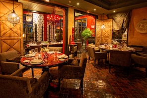 Breakfast, lunch, dinner served; French cuisine