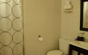 Regadera, regadera tipo lluvia, amenidades de baño gratuitas, bidet 