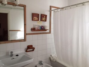 Bathroom | Hair dryer, towels