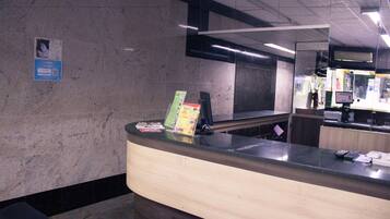 Quiosque de check-in/check-out