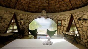 Standard Room (daily yoga included) | Premium bedding, down duvets, individually decorated, desk