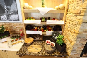 Frokostbuffé er inkludert hver dag