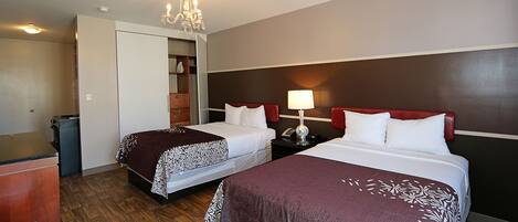 Literie de qualité supérieure, coffres-forts dans les chambres