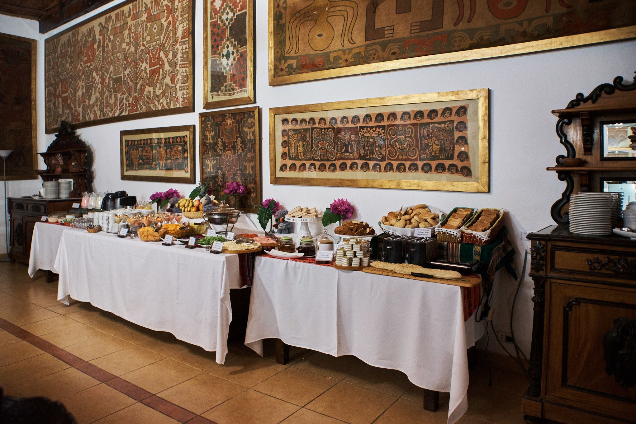 daily buffet breakfast (pen 50 per person)