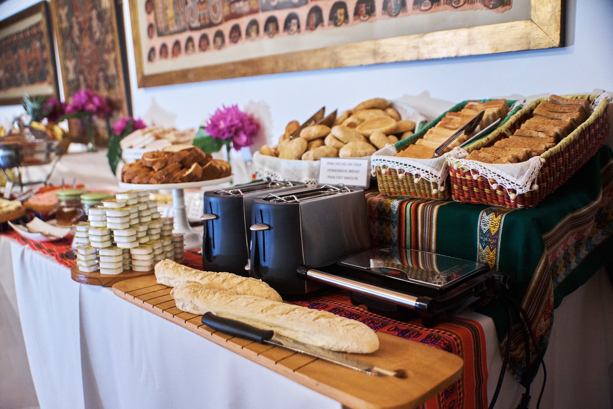 daily buffet breakfast (pen 50 per person)