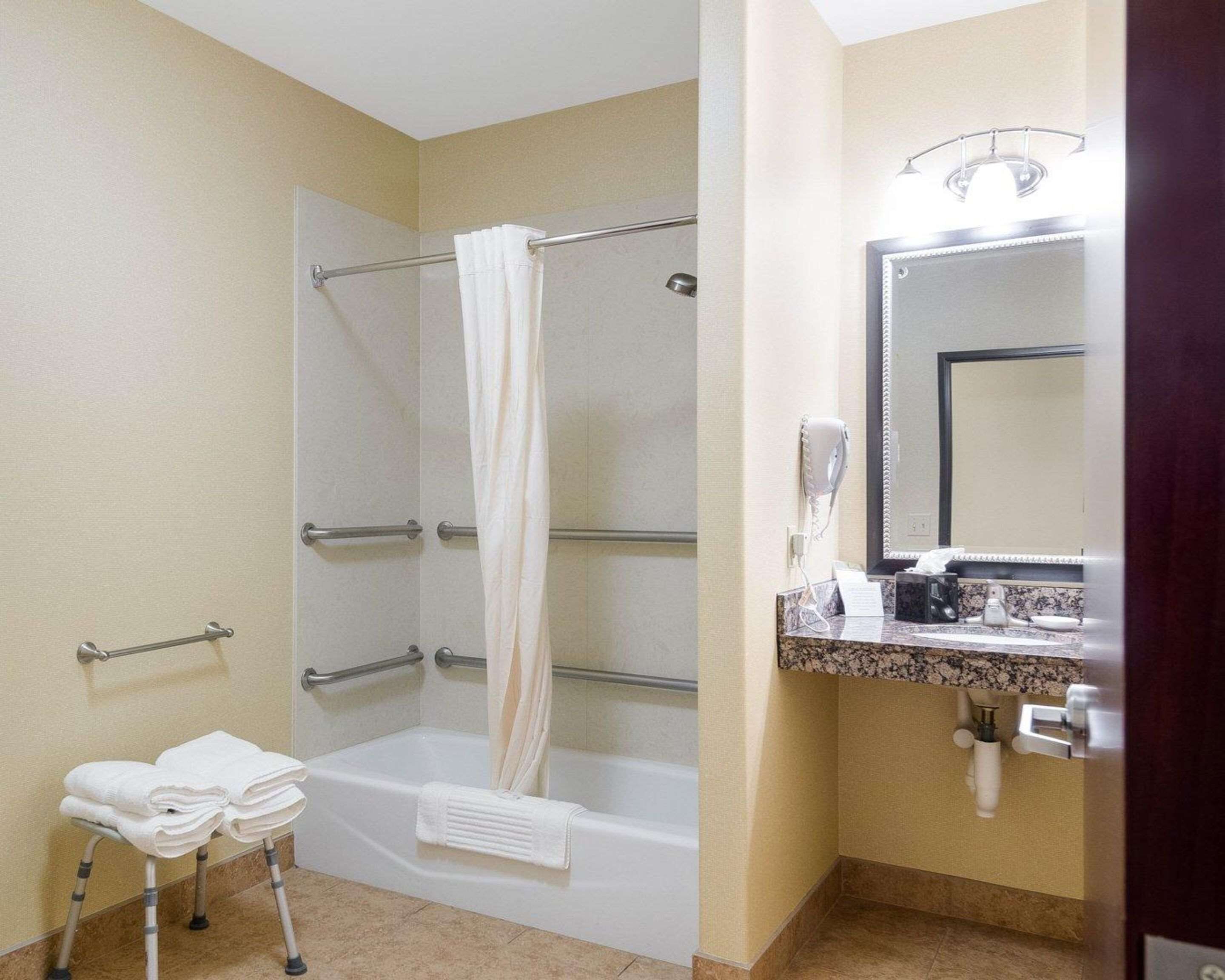 room, 1 queen bed with sofa bed, accessible, non smoking | pillow-top beds, desk, iron/ironing board, rollaway beds